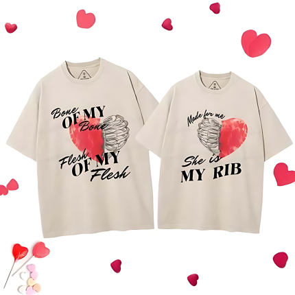 TeeJays Bone Heart T - shirt